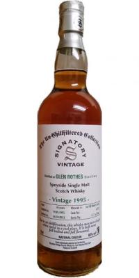 Glenrothes 1995 SV The Un-Chillfiltered Collection 1st Fill Sherry Butt #6175 46% 700ml