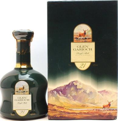 Glen Garioch 21yo Green Ceramic Decanter 43% 700ml