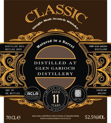 Glen Garioch 2011 AdF Classic Barrel 52.5% 700ml