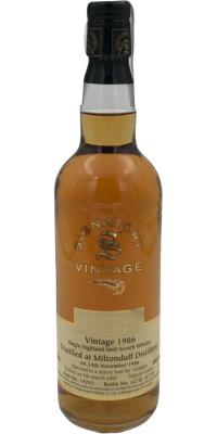 Miltonduff 1986 SV Vintage Collection Sherry Butt 14292 43% 700ml
