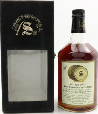 Macallan 1971 SV Vintage Collection Dumpy Sherry Butt 12/096/29 53.8% 700ml