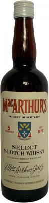 MacArthur's Select Scotch Whisky 40% 700ml