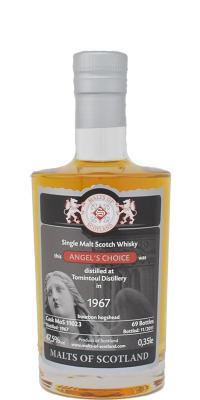 Tomintoul 1967 MoS Angel's Choice Bourbon Hogshead 47.5% 350ml
