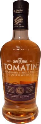 Tomatin 15yo Travel Retail Exclusive Refill North American Oak 46% 700ml