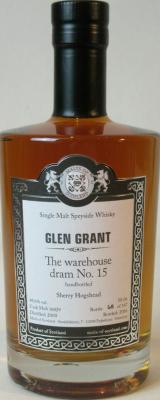 Glen Grant 2000 MoS The warehouse dram #15 Sherry Hogshead 49.6% 500ml