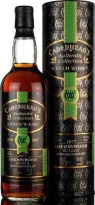 Caperdonich 1977 CA Authentic Collection Sherrywood 58.4% 700ml