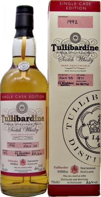 Tullibardine 1992 Ex-Bourbon Barrel #1871 46% 700ml