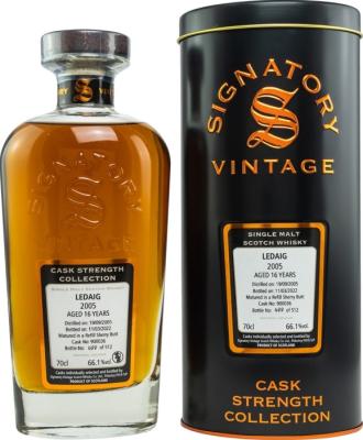 Ledaig 2005 SV Refill Sherry Butt 66.1% 700ml