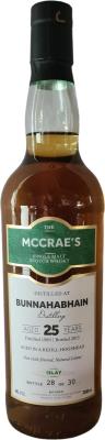 Bunnahabhain 1989 JMC McCrae's Refill Hogshead 46% 700ml