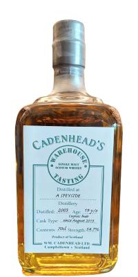 A Speyside Distillery 2003 CA Warehouse Tasting Cognac butt since August 2019 54.7% 700ml