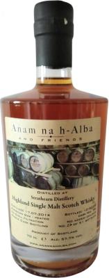 Strathearn 2014 ANHA Anam na h-Alba and Friends American Oak peated #056 57.7% 700ml