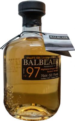 Balblair 1997 Single Cask #910 Taiwan Exclusive 52.1% 700ml