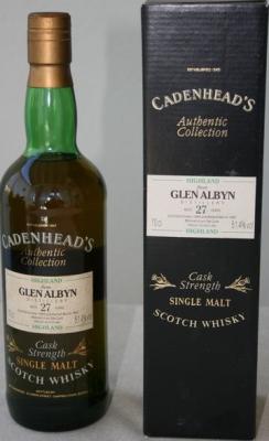 Glen Albyn 1964 CA Authentic Collection 150th Anniversary Bottling Oak Cask 51.4% 700ml