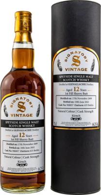 Glenallachie 2009 SV 1st Fill Sherry Butt Kirsch Import 66.2% 700ml