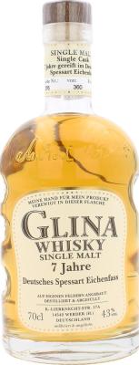 Glina Whisky 7yo Deutsches Spessart Eichenfass 43% 700ml