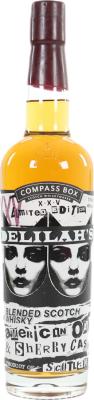 Delilah's Limited Edition CB Spanish Sherry & American Oak 46% 750ml