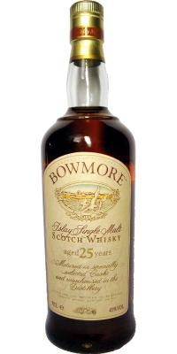 Bowmore 25yo Seagulls Old label 43% 700ml