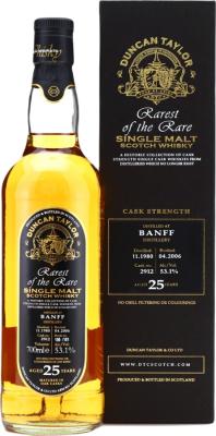 Banff 1980 DT Rarest of the Rare #2912 53.1% 700ml