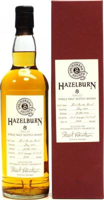 Hazelburn 2001 Society Bottling Fresh Bourbon Barrel 55.7% 700ml