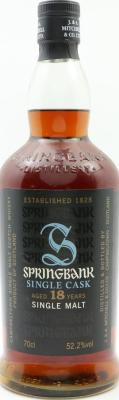 Springbank 1994 Door Gods 1st Edition Cask Fresh Port Hogshead #445 China Single Malt Club 52.2% 700ml