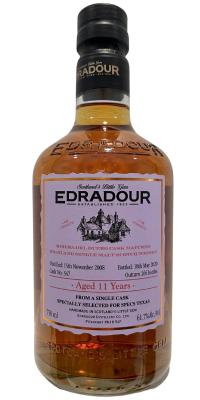 Edradour 2008 Ribera del Duero Matured Specs Texas 61.7% 750ml