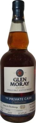Glen Moray 2006 Hand Bottled at the Distillery Chenin to Chardonnay 50.6% 700ml