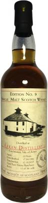 Arran 1996 WhB for Friends of Single Malt Bonn Sherry Puncheon #1306 52.5% 700ml