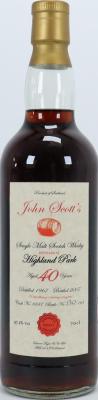 Highland Park 1967 DT John Scott's #6687 47.1% 700ml