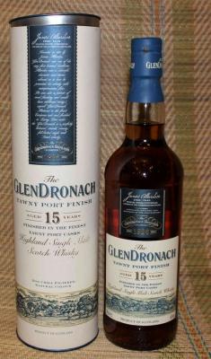 Glendronach 15yo Tawny Port Finish European Oak + Tawny Port Casks Finish 46% 700ml