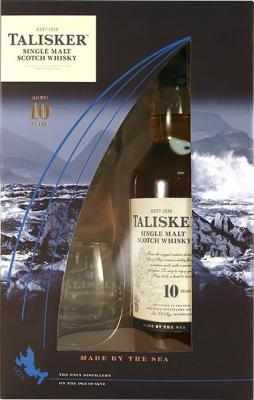 Talisker 10yo Giftbox with 2 Glasses 45.8% 700ml