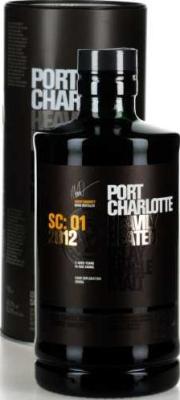 Port Charlotte 2012 SC: 01 Cask Exploration Series Ex-Bourbon + Sherry Butts + Sauternes Finish 55.2% 700ml