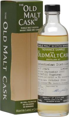 Auchentoshan 2002 HL Advance Sample for the Old Malt Cask Refill Hogshead 50% 200ml