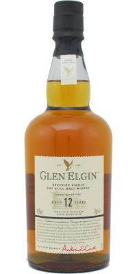 Glen Elgin 12yo Speyside Single Pot Still Malt Whisky 43% 700ml