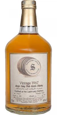 Laphroaig 1967 SV Vintage Collection Dumpy Oak Casks #2958 49% 700ml