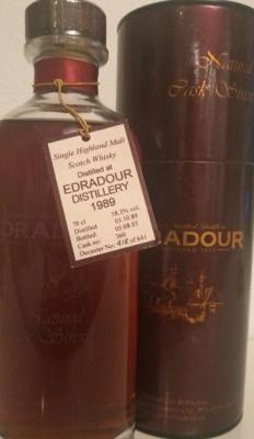 Edradour 1989 Natural Cask Strength #356 58.2% 700ml