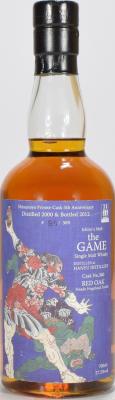 Hanyu 2000 The Game 12yo Red Oak Heads Hogshead #360 Shinanoya Private Cask 5th Anniversary 57.5% 700ml