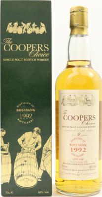 Rosebank 1992 VM The Coopers Choice Oak Cask Auxil 40% 700ml