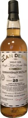 Bunnahabhain 1991 McG The Clan Denny Refill Hogshead DMG 11840 50.4% 700ml