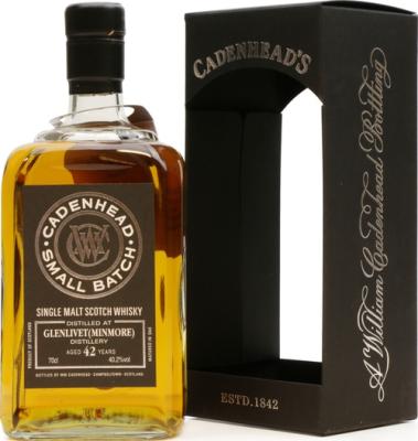 Glenlivet 1973 Minmore CA Small Batch Bourbon Hogsheads 40.2% 700ml