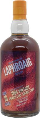 Laphroaig 1984 UD Refill Sherry Cask Flaming Liquid Whisky Society 50.5% 700ml