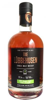 The Lubbehusen 3yo Rye Single Cask L-Batch 8 57.4% 700ml