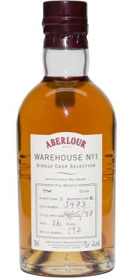 Aberlour 1997 Warehouse #1 Single Cask Selection #3973 51.2% 700ml