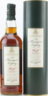 Glenglassaugh 1967 The Manager's Legacy Release #4 Walter Grant Refill Sherry Hogshead 40.4% 700ml