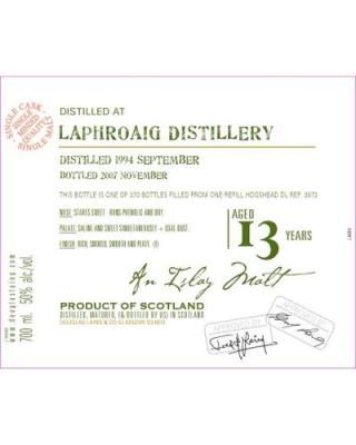 Laphroaig 1994 DL Old Malt Cask Refill Hogshead DL 3973 50% 700ml