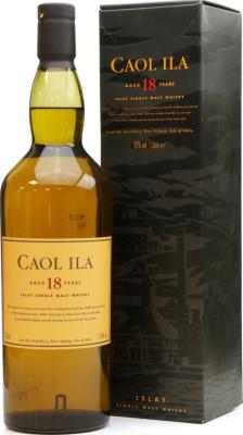Caol Ila 18yo Islay Single Malt Whisky 43% 1000ml