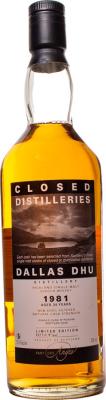 Dallas Dhu 1981 PDA Closed Distilleries 57.3% 700ml