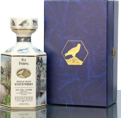 Gordon Highlander 12yo GHL Fly Fishing Decanter 43% 1000ml