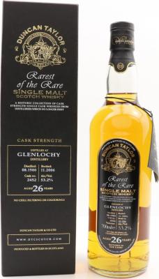 Glenlochy 1980 DT Rarest of the Rare 26yo Oak Cask #2452 53.2% 700ml