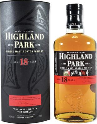 Highland Park Orcadian Fire 18yo 43% 700ml