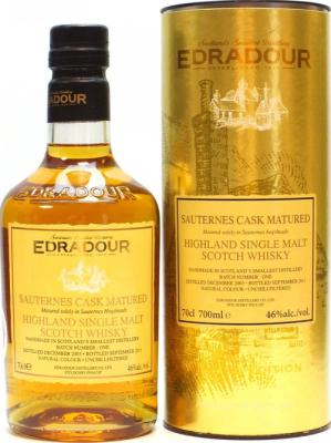 Edradour 2003 Sauternes Cask Batch #1 46% 700ml